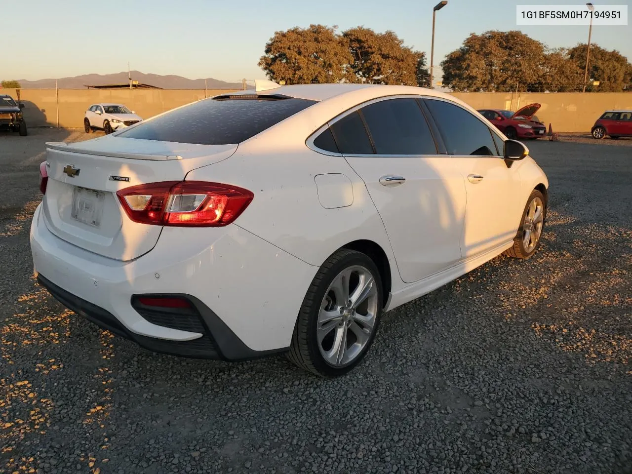 1G1BF5SM0H7194951 2017 Chevrolet Cruze Premier