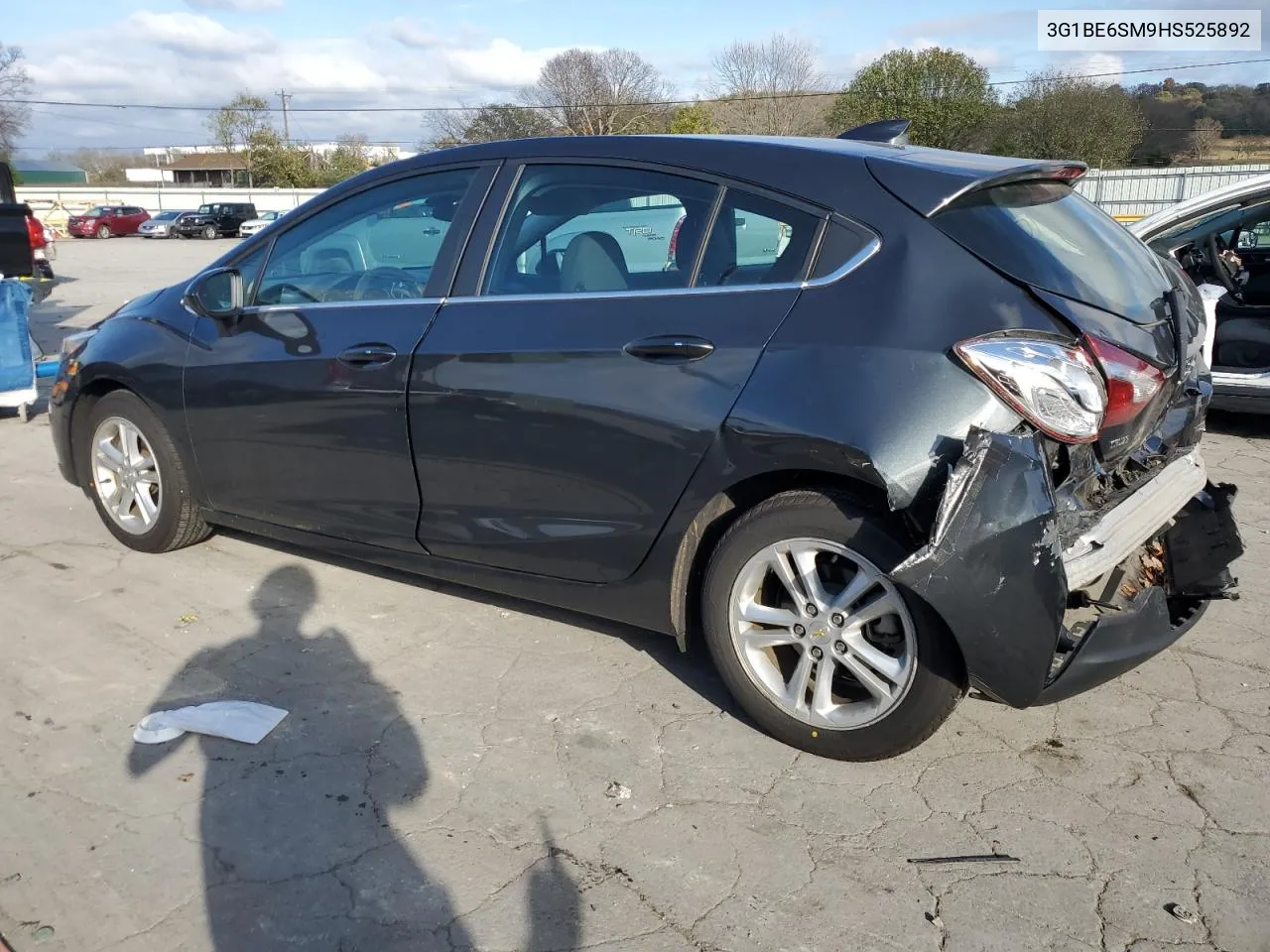 2017 Chevrolet Cruze Lt VIN: 3G1BE6SM9HS525892 Lot: 79745624