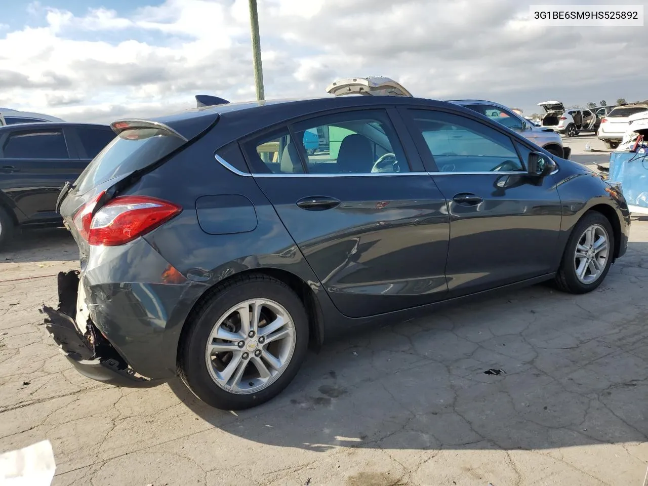 2017 Chevrolet Cruze Lt VIN: 3G1BE6SM9HS525892 Lot: 79745624