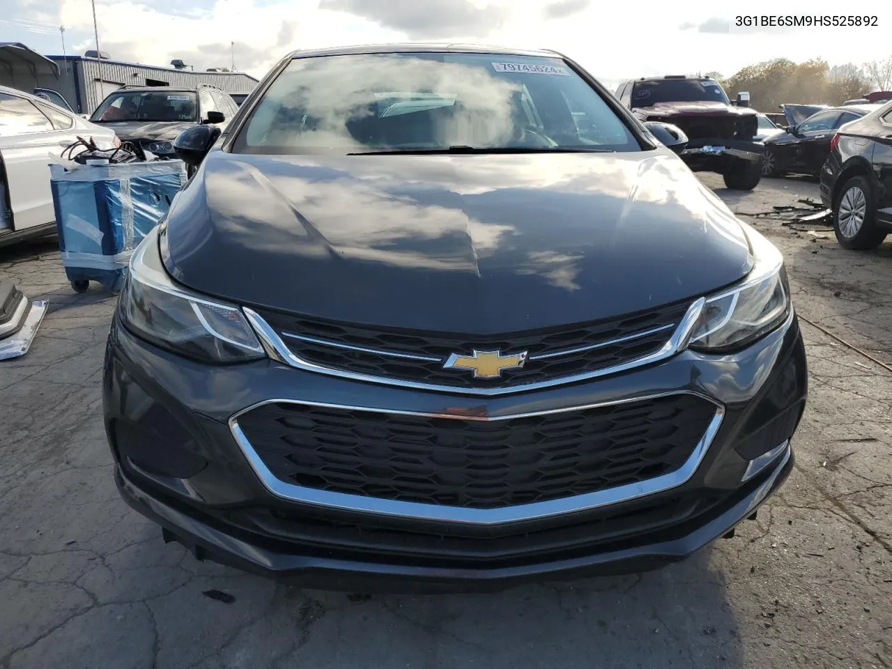 2017 Chevrolet Cruze Lt VIN: 3G1BE6SM9HS525892 Lot: 79745624