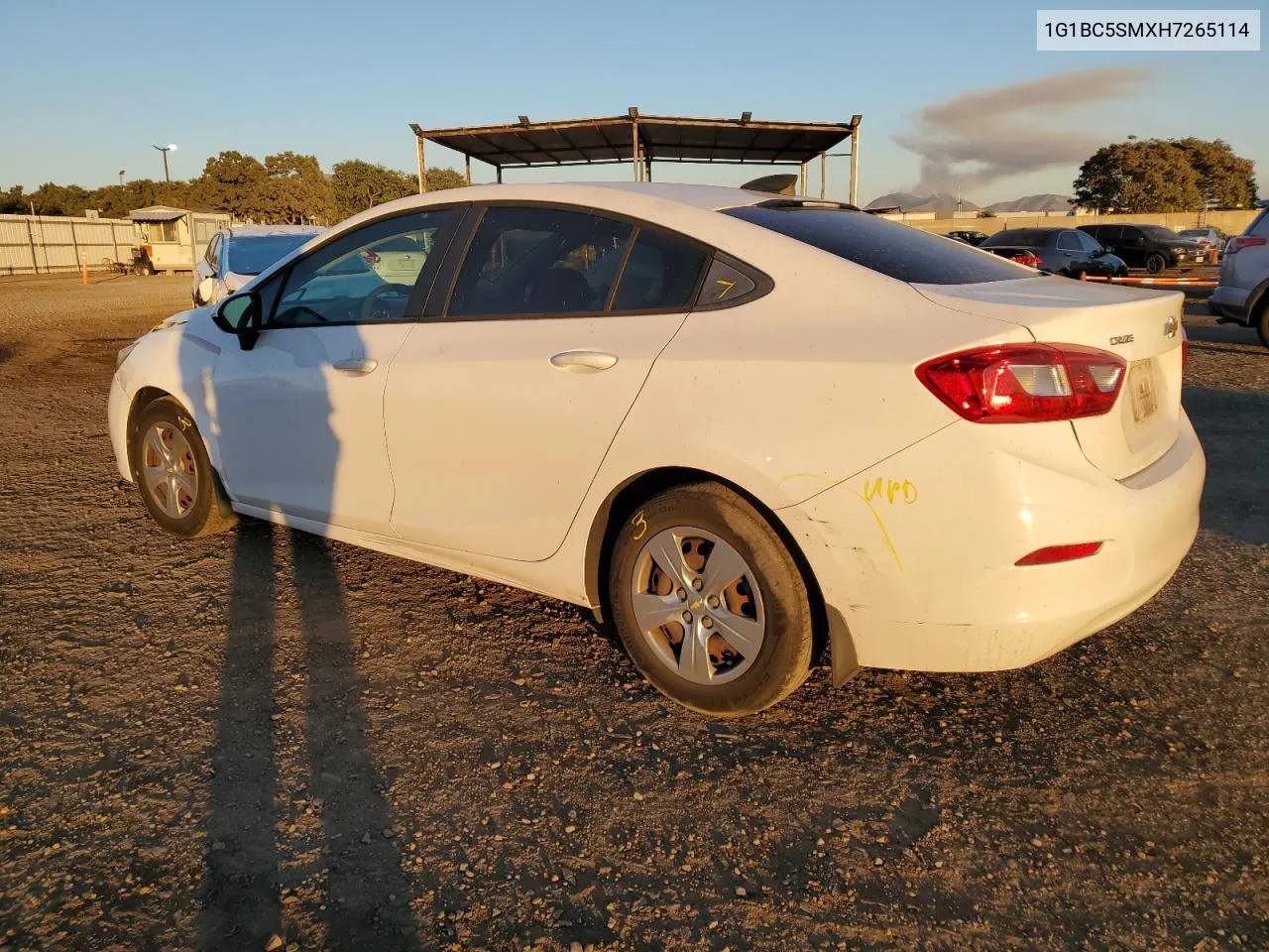 2017 Chevrolet Cruze Ls VIN: 1G1BC5SMXH7265114 Lot: 79756974