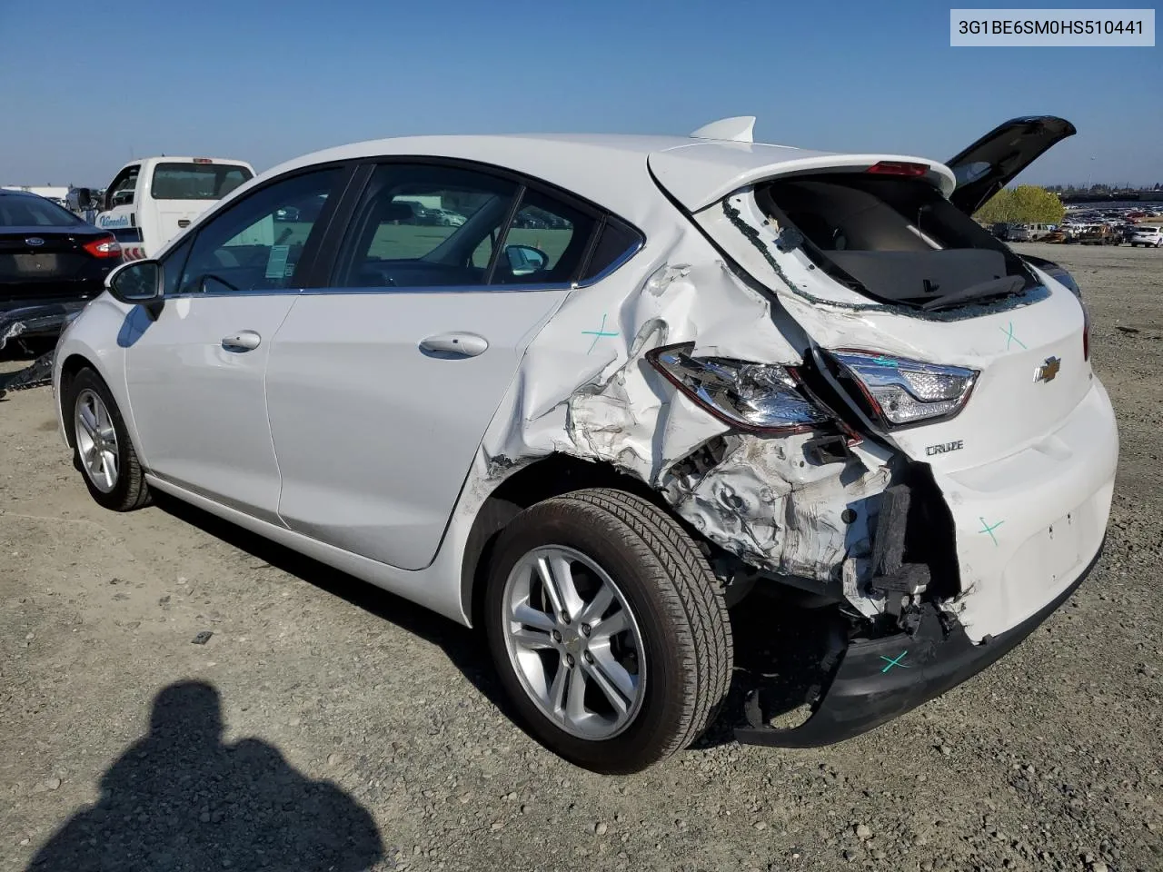 2017 Chevrolet Cruze Lt VIN: 3G1BE6SM0HS510441 Lot: 80056774