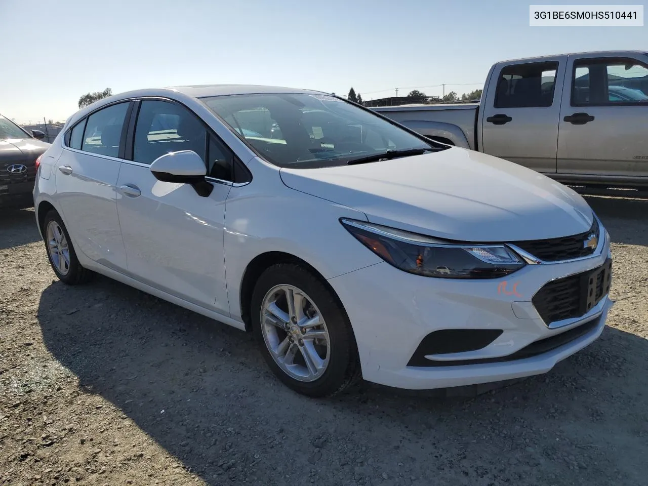 2017 Chevrolet Cruze Lt VIN: 3G1BE6SM0HS510441 Lot: 80056774