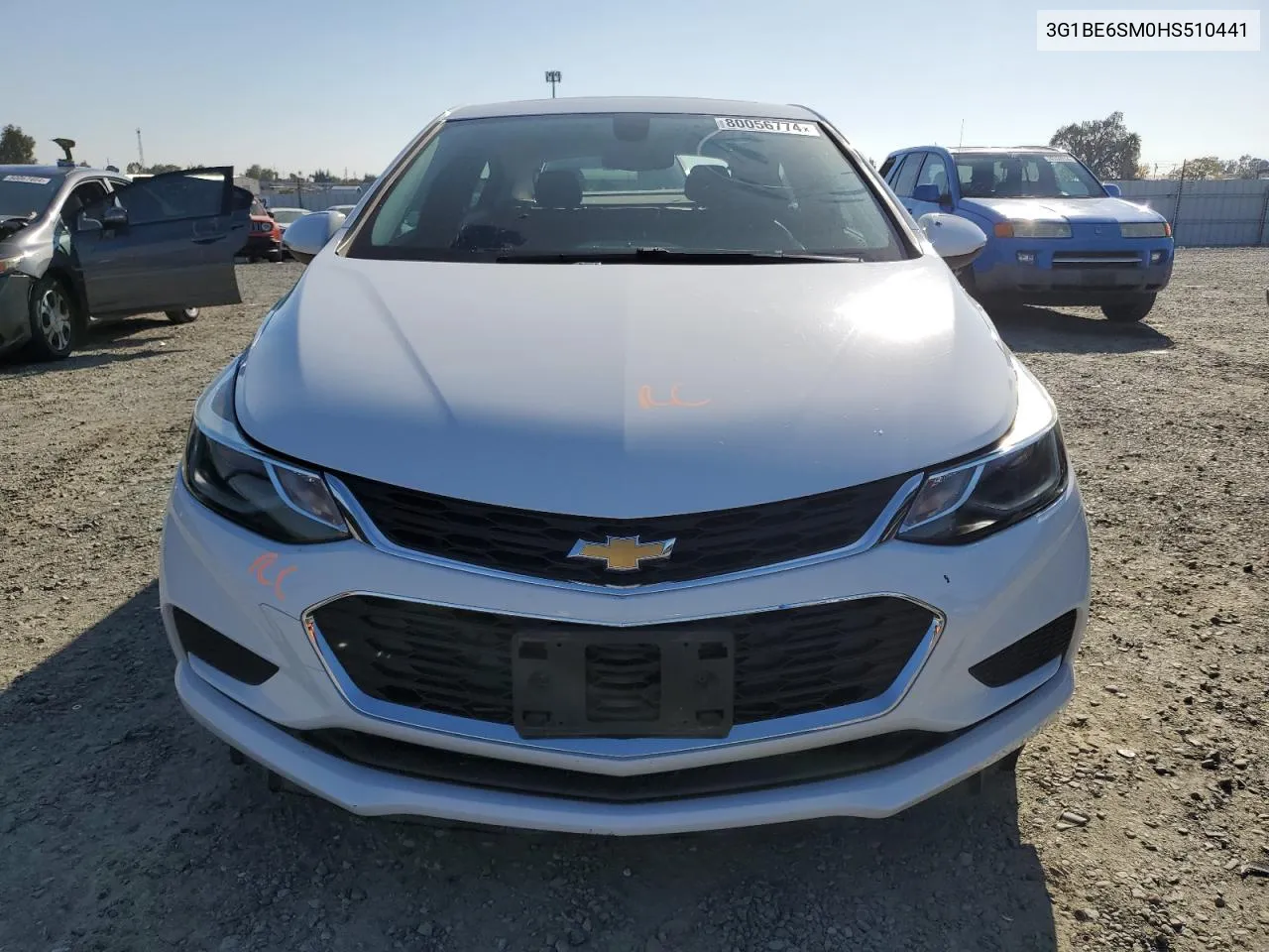 2017 Chevrolet Cruze Lt VIN: 3G1BE6SM0HS510441 Lot: 80056774