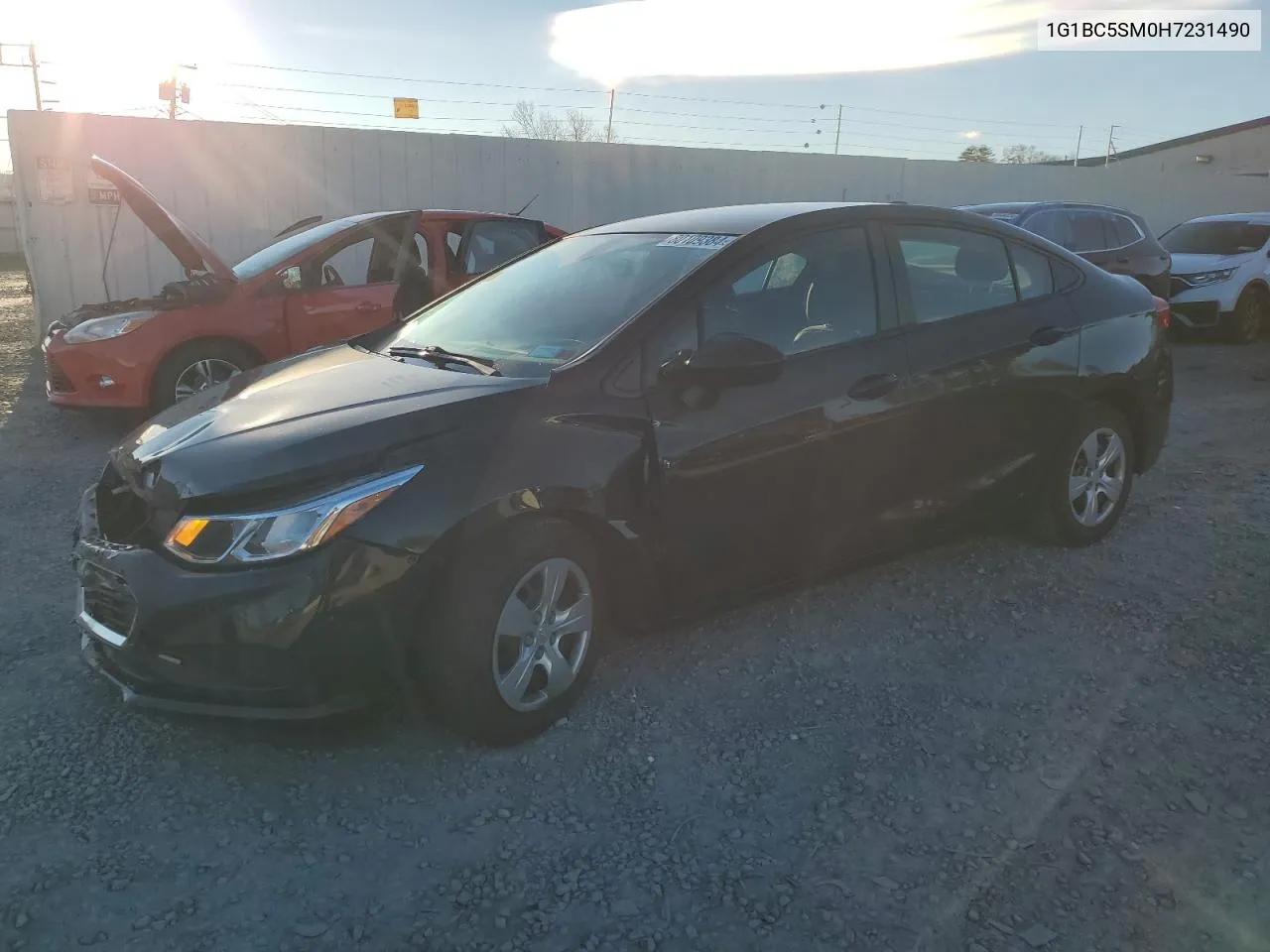 2017 Chevrolet Cruze Ls VIN: 1G1BC5SM0H7231490 Lot: 80109384