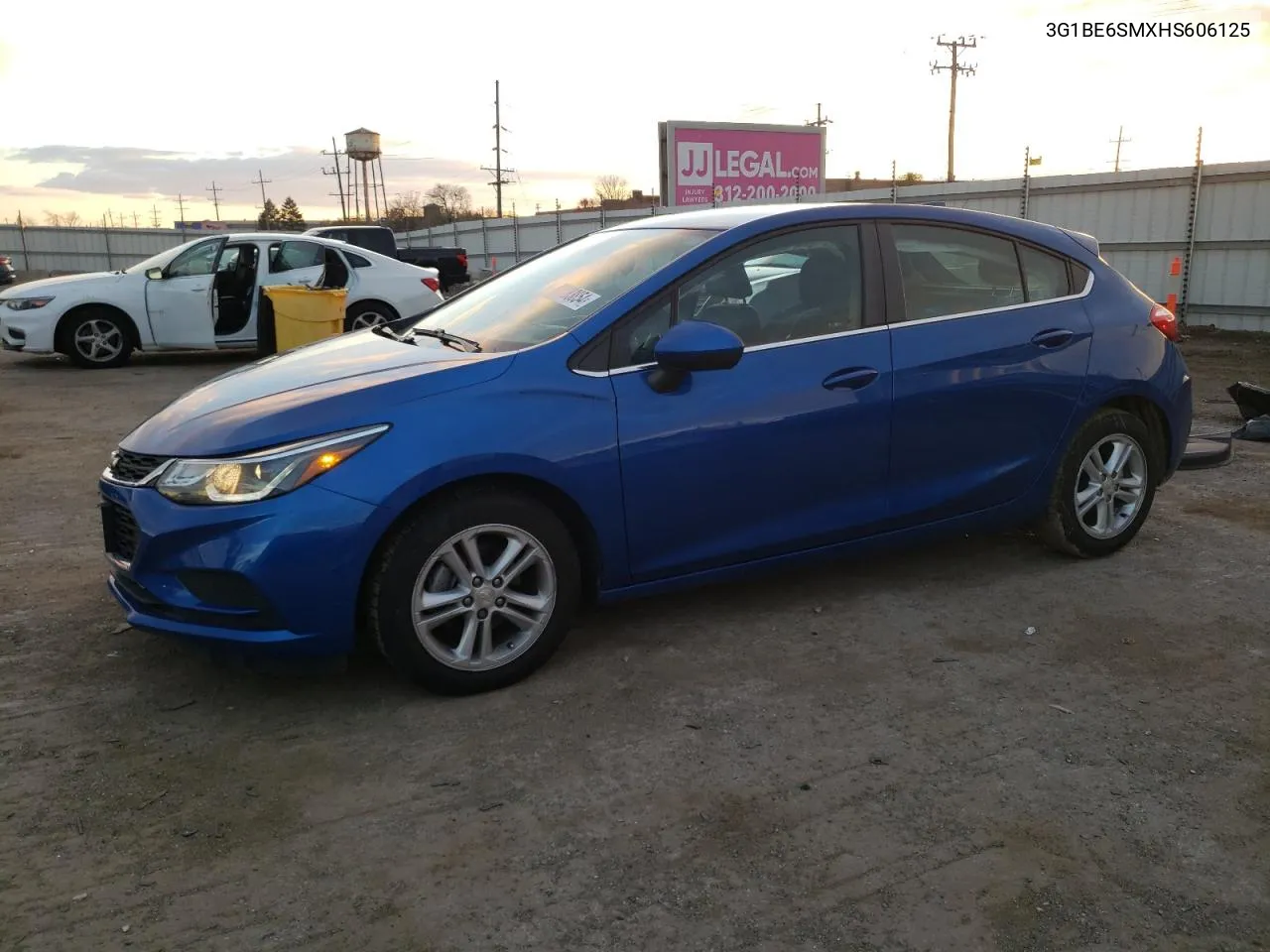 2017 Chevrolet Cruze Lt VIN: 3G1BE6SMXHS606125 Lot: 80283854