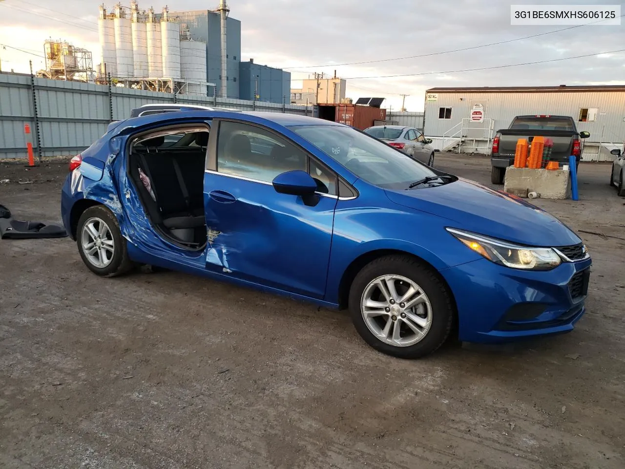 2017 Chevrolet Cruze Lt VIN: 3G1BE6SMXHS606125 Lot: 80283854