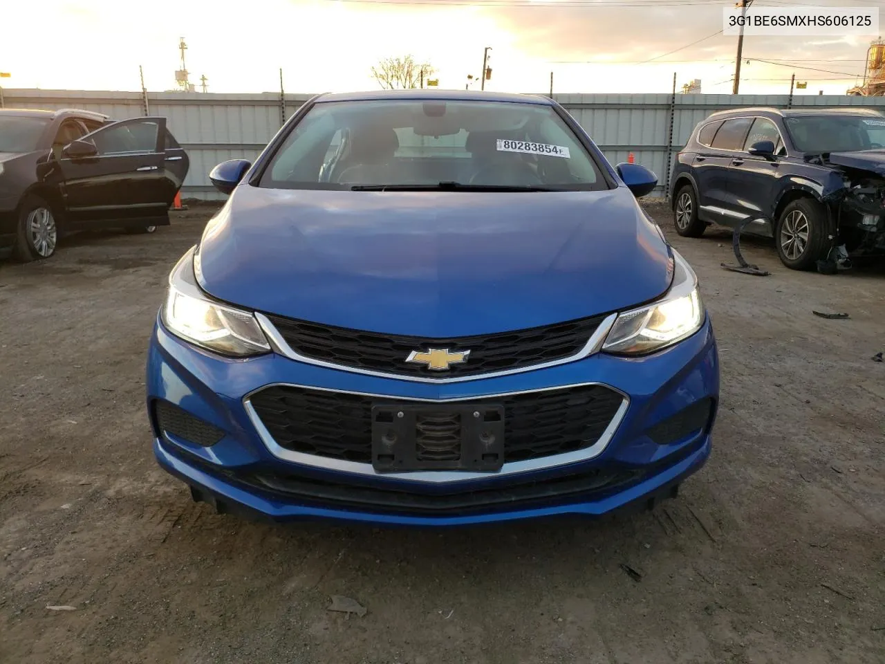 2017 Chevrolet Cruze Lt VIN: 3G1BE6SMXHS606125 Lot: 80283854