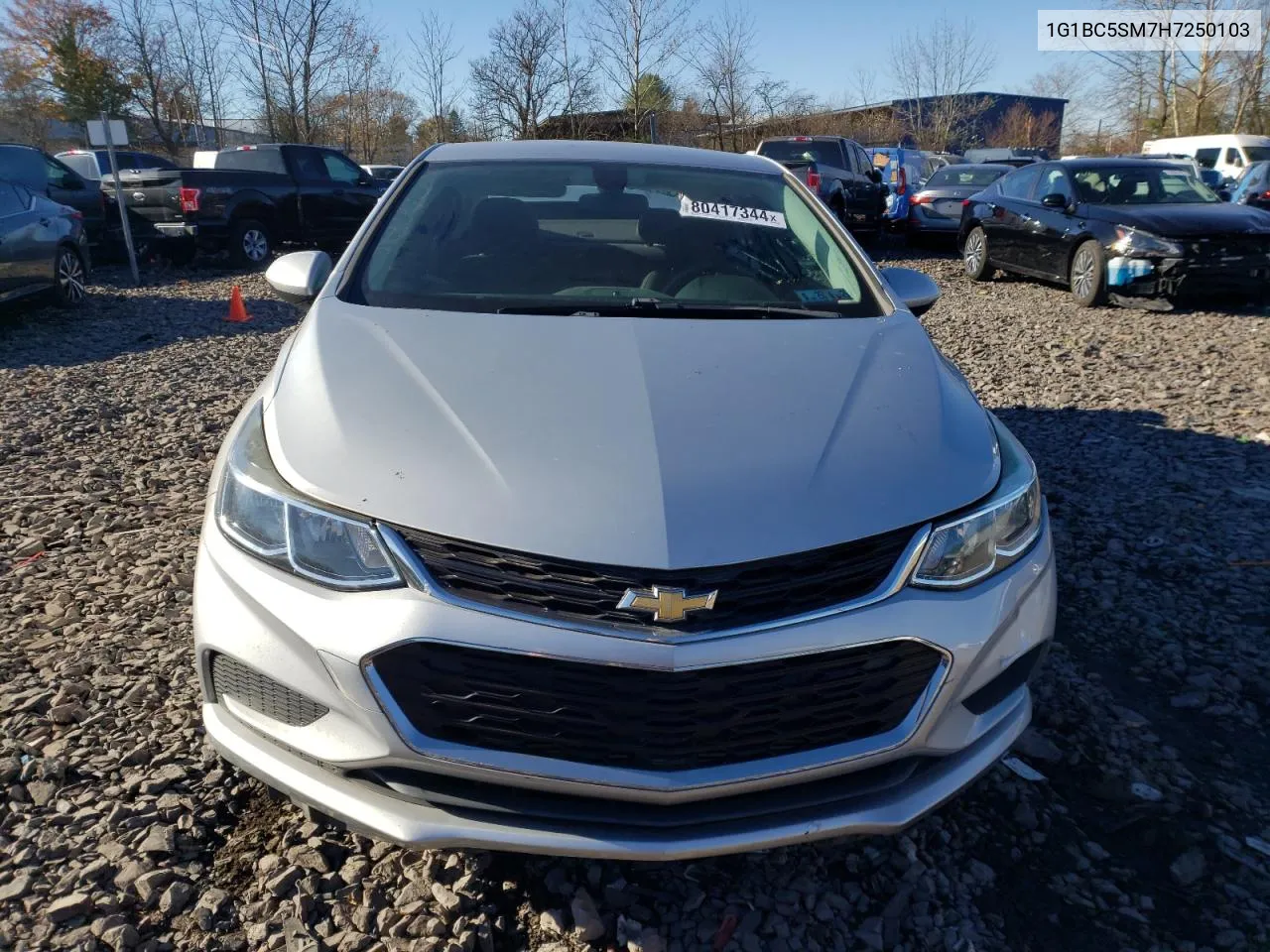 2017 Chevrolet Cruze Ls VIN: 1G1BC5SM7H7250103 Lot: 80417344