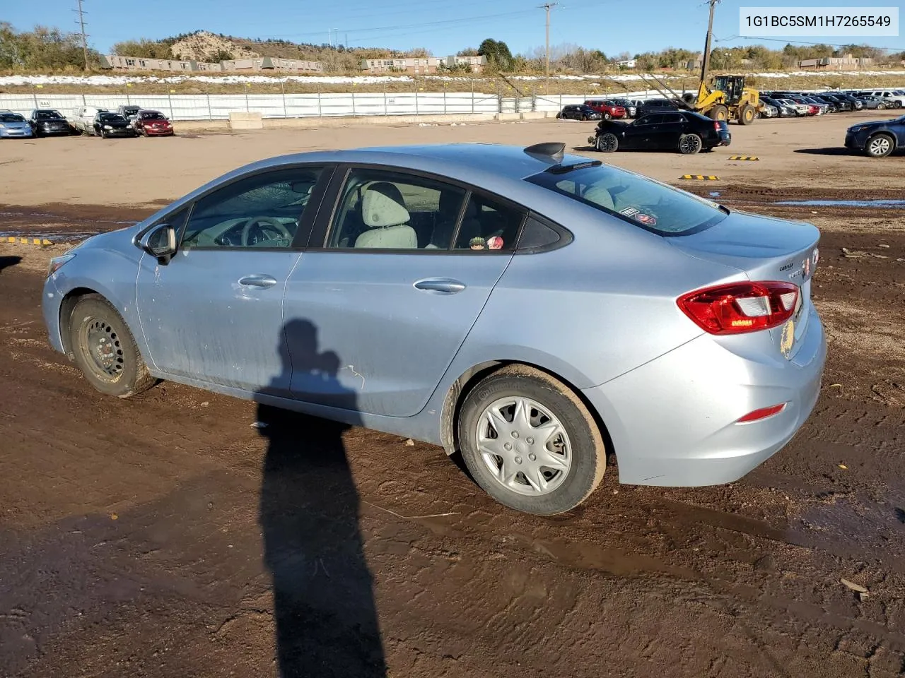 2017 Chevrolet Cruze Ls VIN: 1G1BC5SM1H7265549 Lot: 80520224