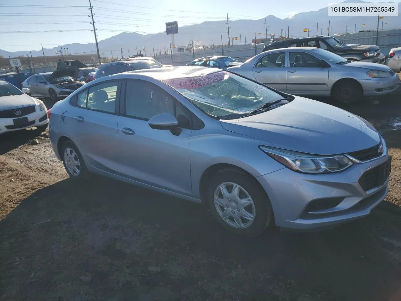 2017 Chevrolet Cruze Ls VIN: 1G1BC5SM1H7265549 Lot: 80520224