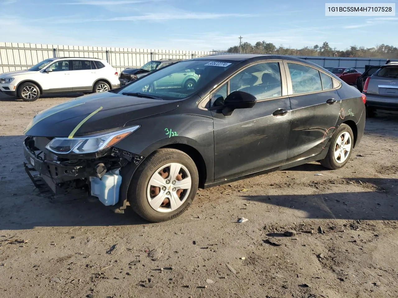 2017 Chevrolet Cruze Ls VIN: 1G1BC5SM4H7107528 Lot: 80522274