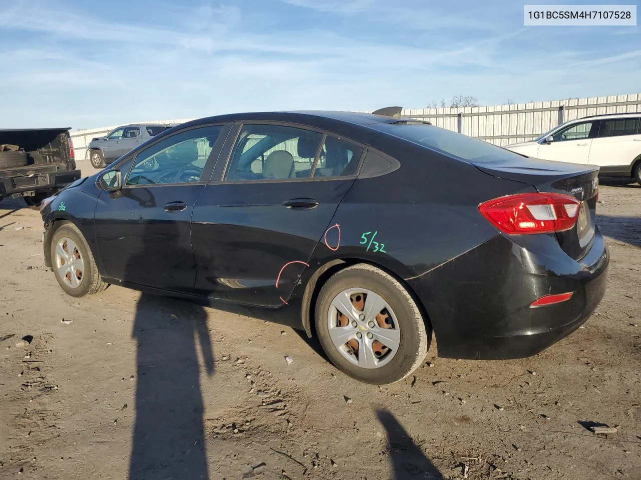 2017 Chevrolet Cruze Ls VIN: 1G1BC5SM4H7107528 Lot: 80522274