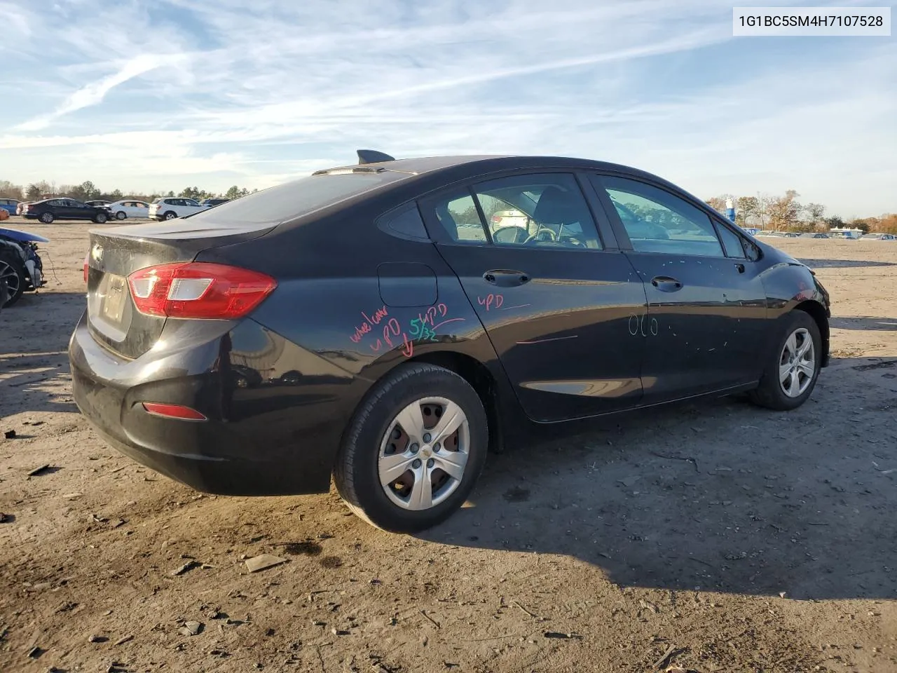 2017 Chevrolet Cruze Ls VIN: 1G1BC5SM4H7107528 Lot: 80522274