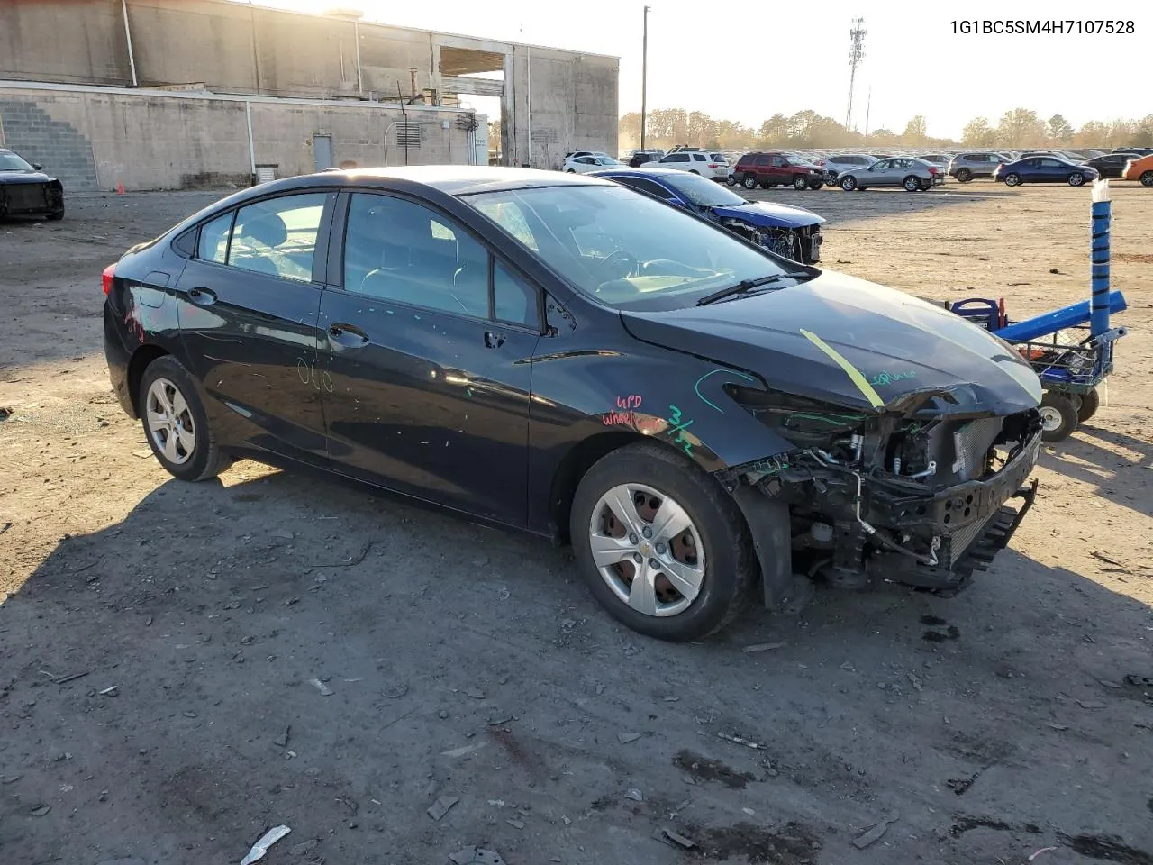 2017 Chevrolet Cruze Ls VIN: 1G1BC5SM4H7107528 Lot: 80522274