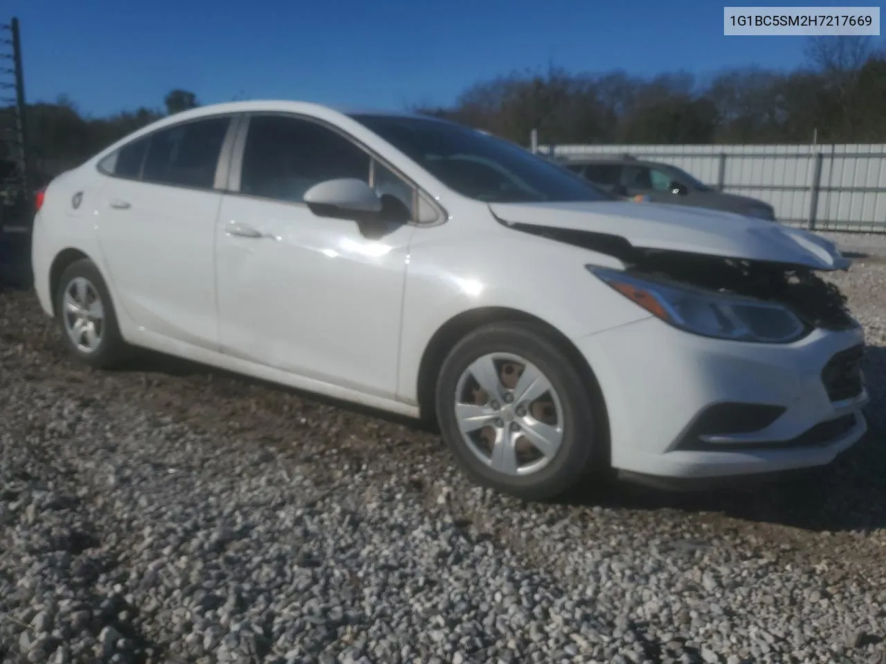 2017 Chevrolet Cruze Ls VIN: 1G1BC5SM2H7217669 Lot: 80825014