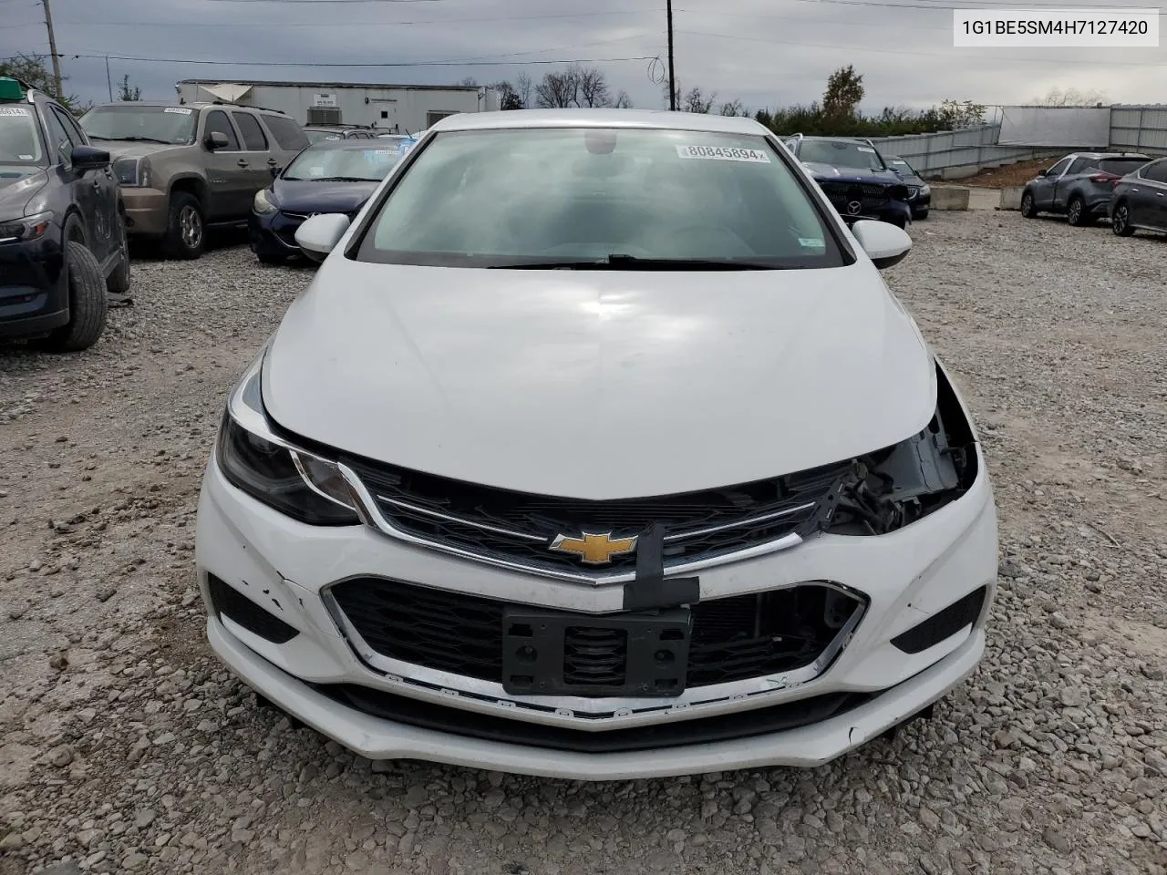 2017 Chevrolet Cruze Lt VIN: 1G1BE5SM4H7127420 Lot: 80845894