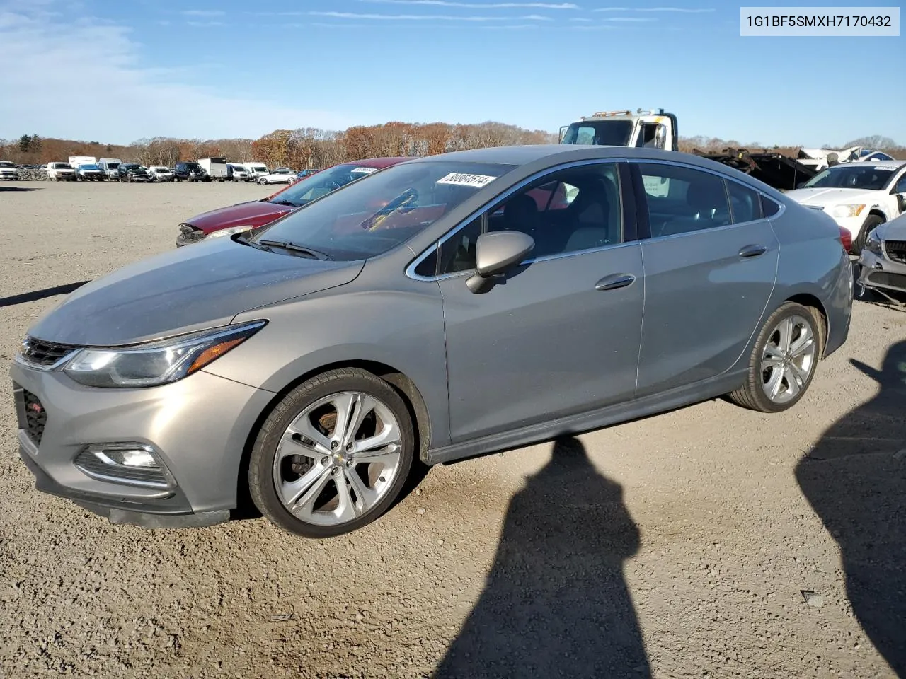 2017 Chevrolet Cruze Premier VIN: 1G1BF5SMXH7170432 Lot: 80864514