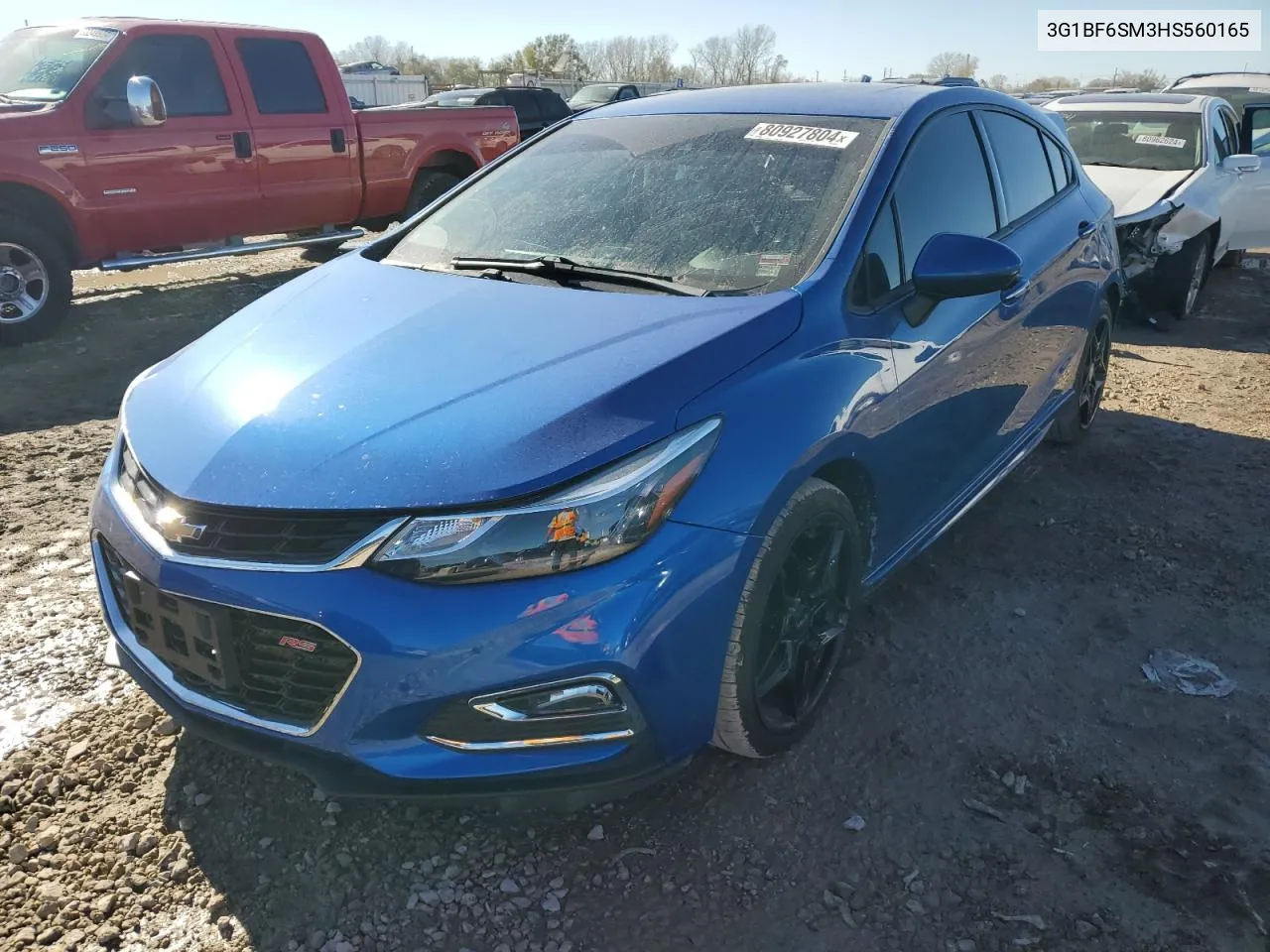 2017 Chevrolet Cruze Premier VIN: 3G1BF6SM3HS560165 Lot: 80927804