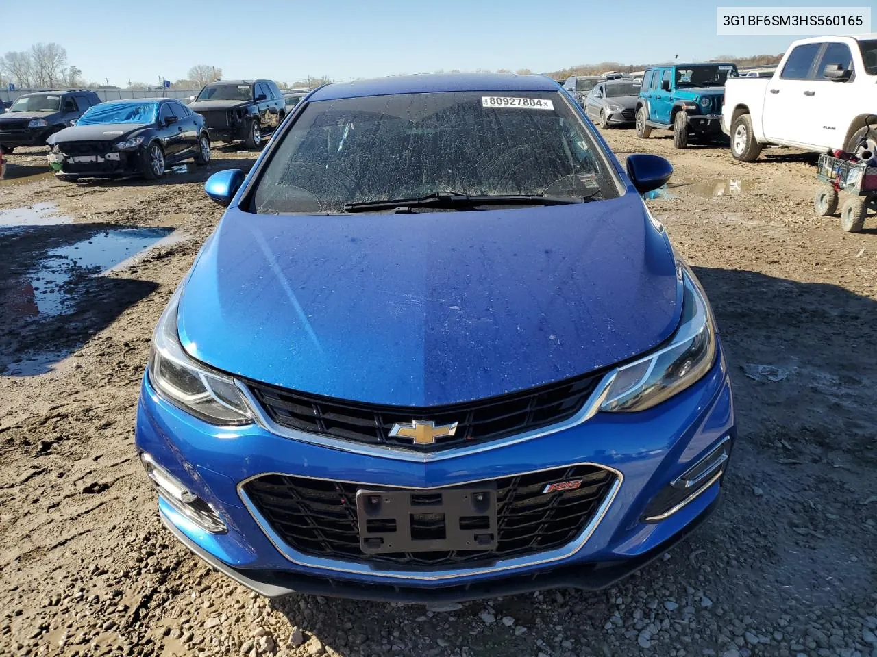 2017 Chevrolet Cruze Premier VIN: 3G1BF6SM3HS560165 Lot: 80927804