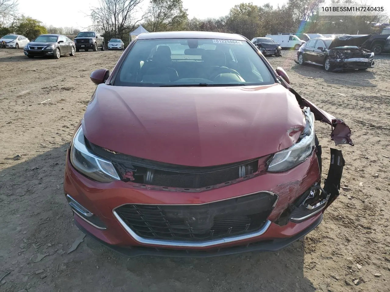 2017 Chevrolet Cruze Lt VIN: 1G1BE5SM1H7240435 Lot: 81229464