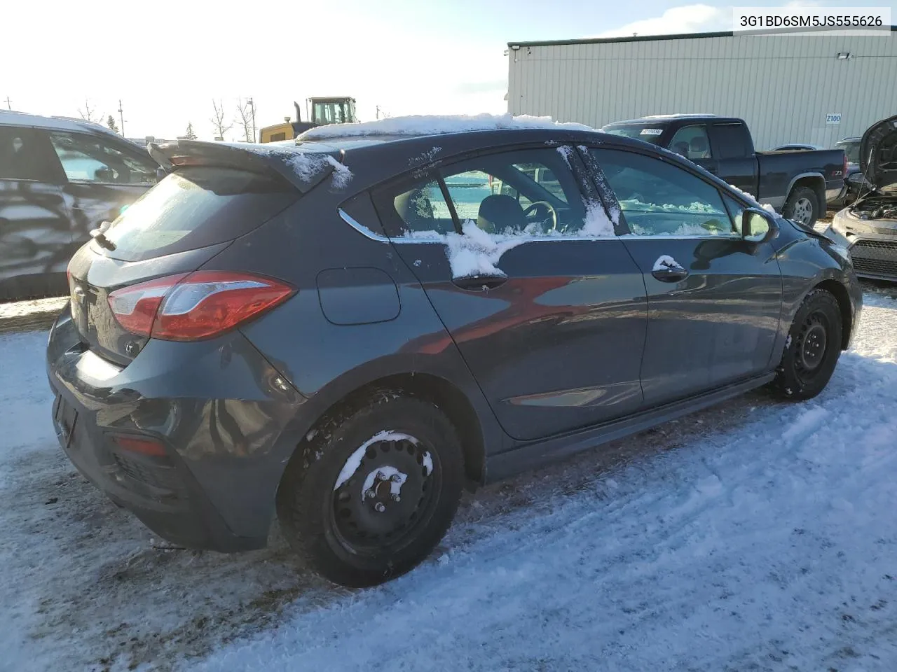 2018 Chevrolet Cruze Lt VIN: 3G1BD6SM5JS555626 Lot: 42378634