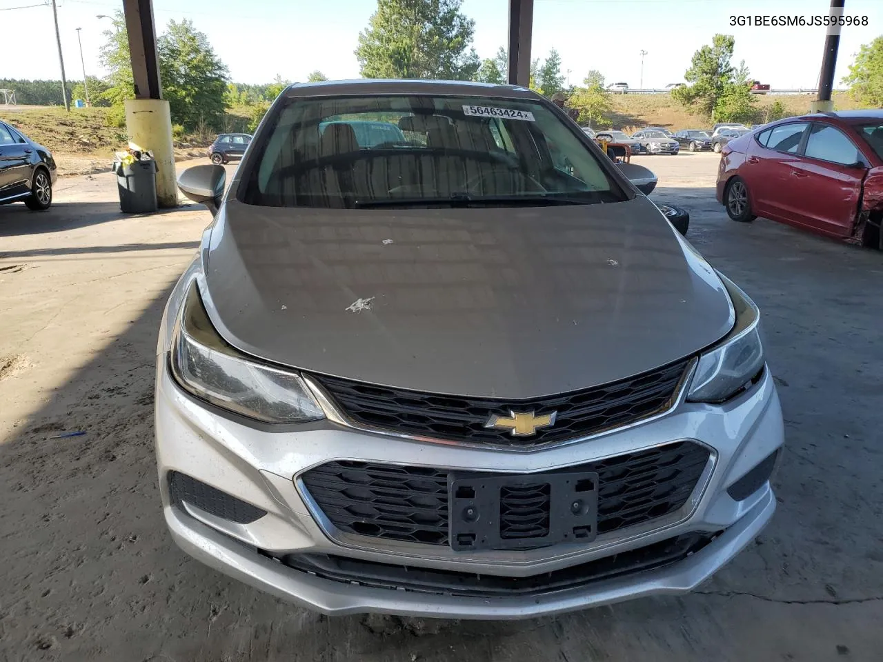 2018 Chevrolet Cruze Lt VIN: 3G1BE6SM6JS595968 Lot: 56463424