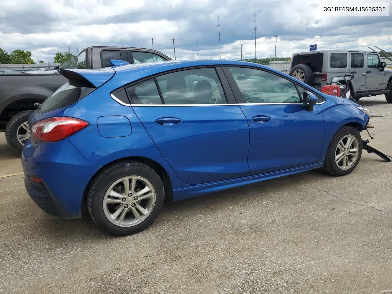 2018 Chevrolet Cruze Lt VIN: 3G1BE6SM4JS635335 Lot: 56759374