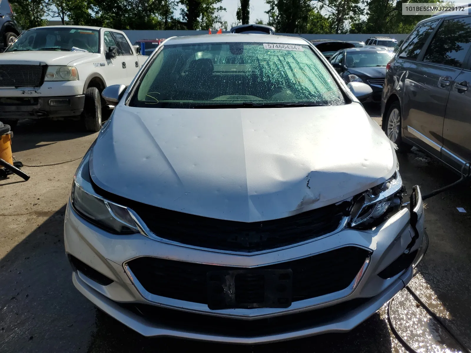 2018 Chevrolet Cruze Lt VIN: 1G1BE5SM9J7229172 Lot: 57466434