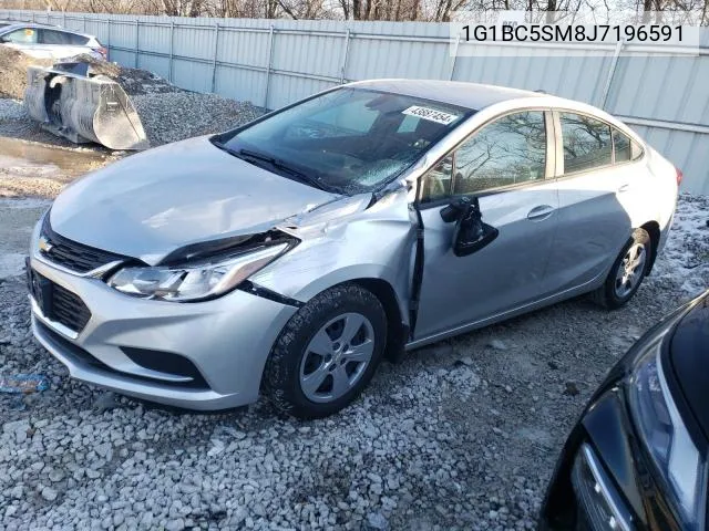 2018 Chevrolet Cruze Ls VIN: 1G1BC5SM8J7196591 Lot: 57552614