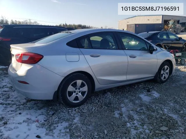 2018 Chevrolet Cruze Ls VIN: 1G1BC5SM8J7196591 Lot: 57552614