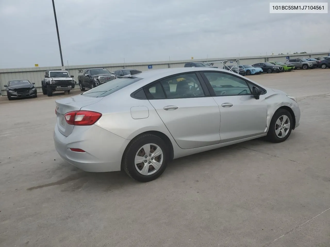 2018 Chevrolet Cruze Ls VIN: 1G1BC5SM1J7104561 Lot: 58310154