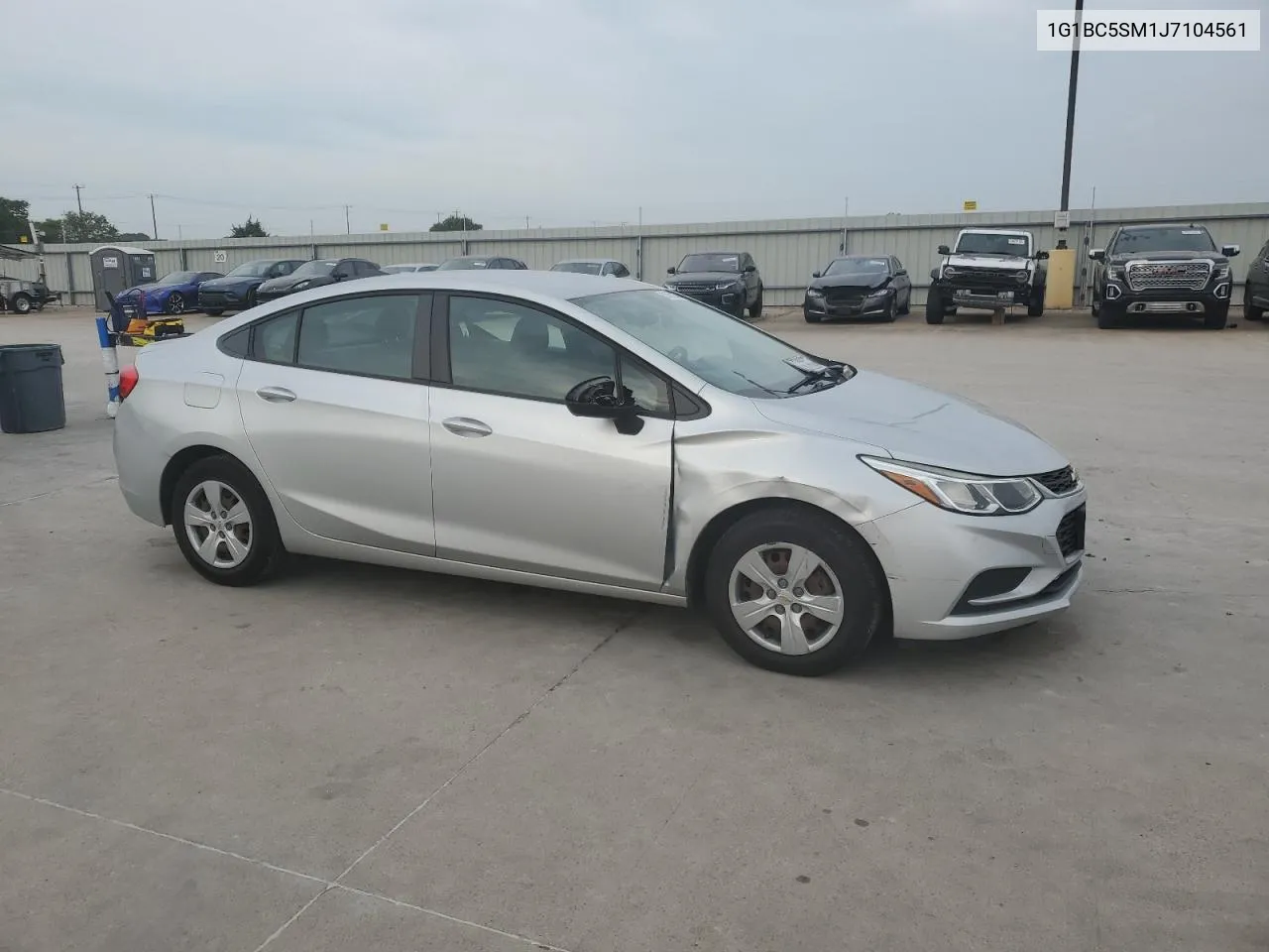 2018 Chevrolet Cruze Ls VIN: 1G1BC5SM1J7104561 Lot: 58310154