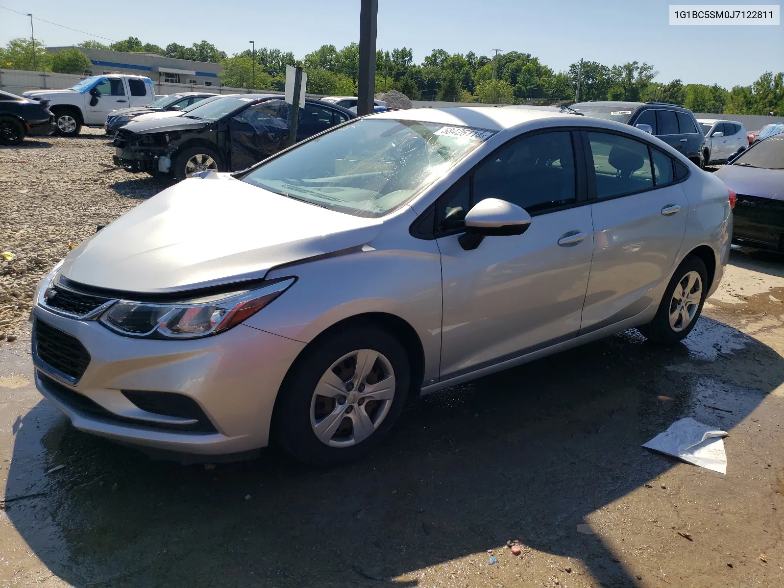 2018 Chevrolet Cruze Ls VIN: 1G1BC5SM0J7122811 Lot: 58426114