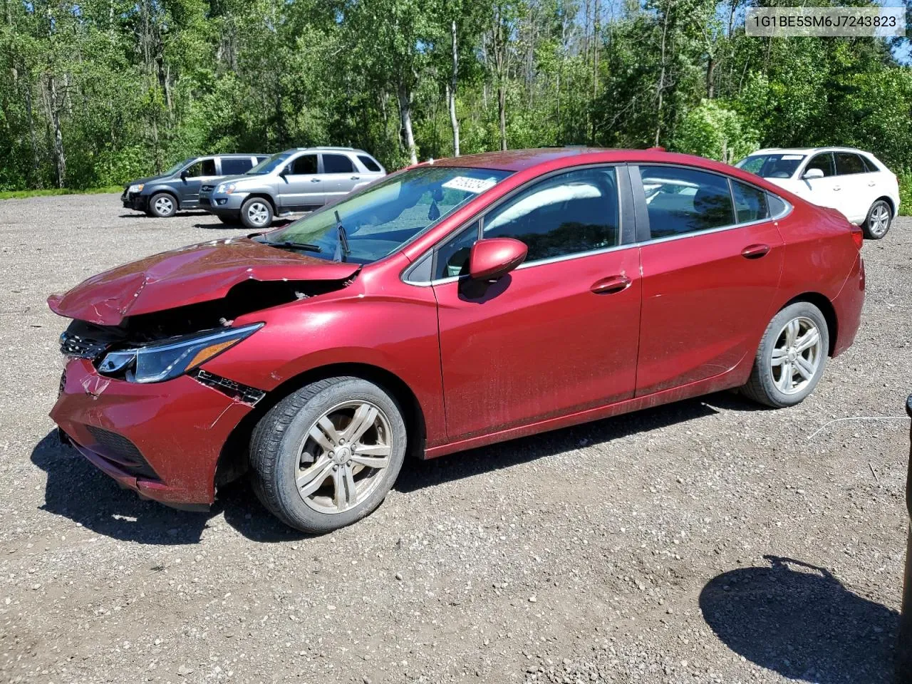 2018 Chevrolet Cruze Lt VIN: 1G1BE5SM6J7243823 Lot: 61093234