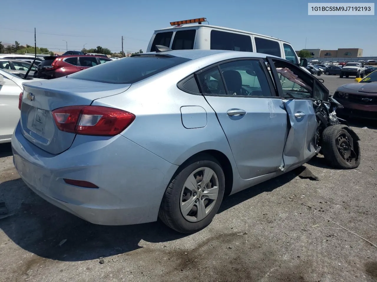 2018 Chevrolet Cruze Ls VIN: 1G1BC5SM9J7192193 Lot: 61636384