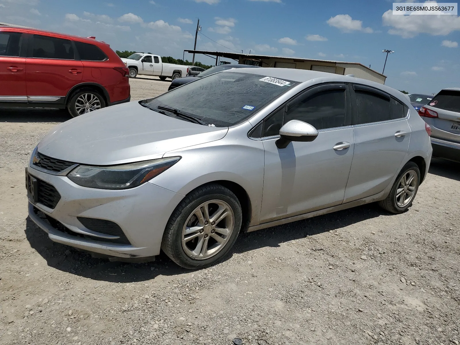 3G1BE6SM0JS563677 2018 Chevrolet Cruze Lt