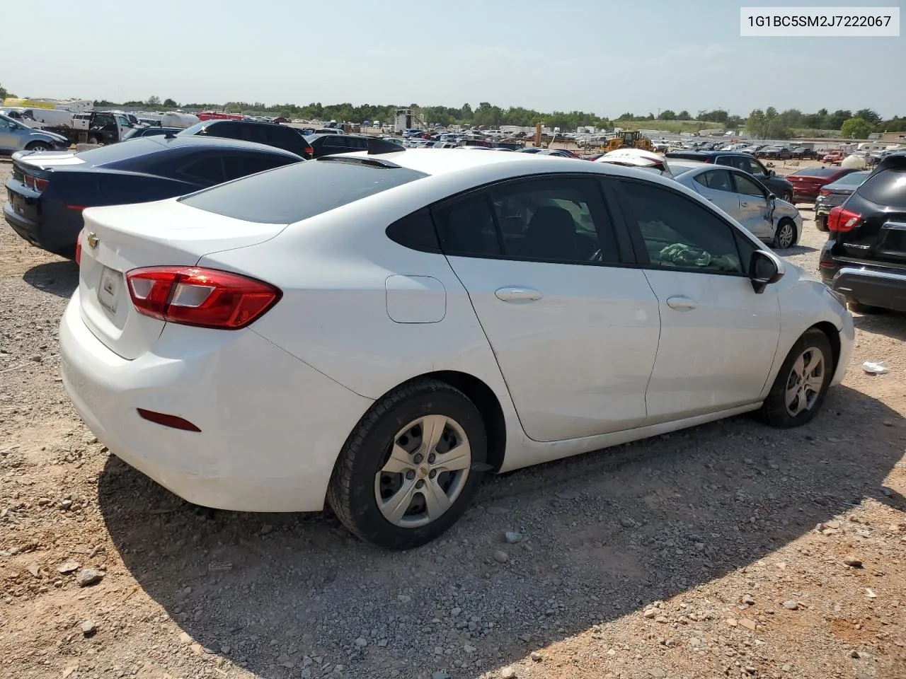 2018 Chevrolet Cruze Ls VIN: 1G1BC5SM2J7222067 Lot: 62567774