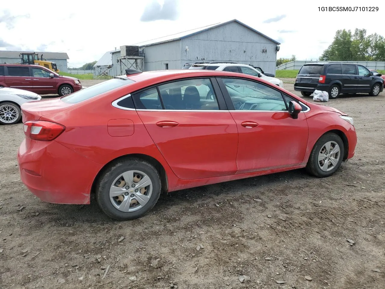 2018 Chevrolet Cruze Ls VIN: 1G1BC5SM0J7101229 Lot: 64058954