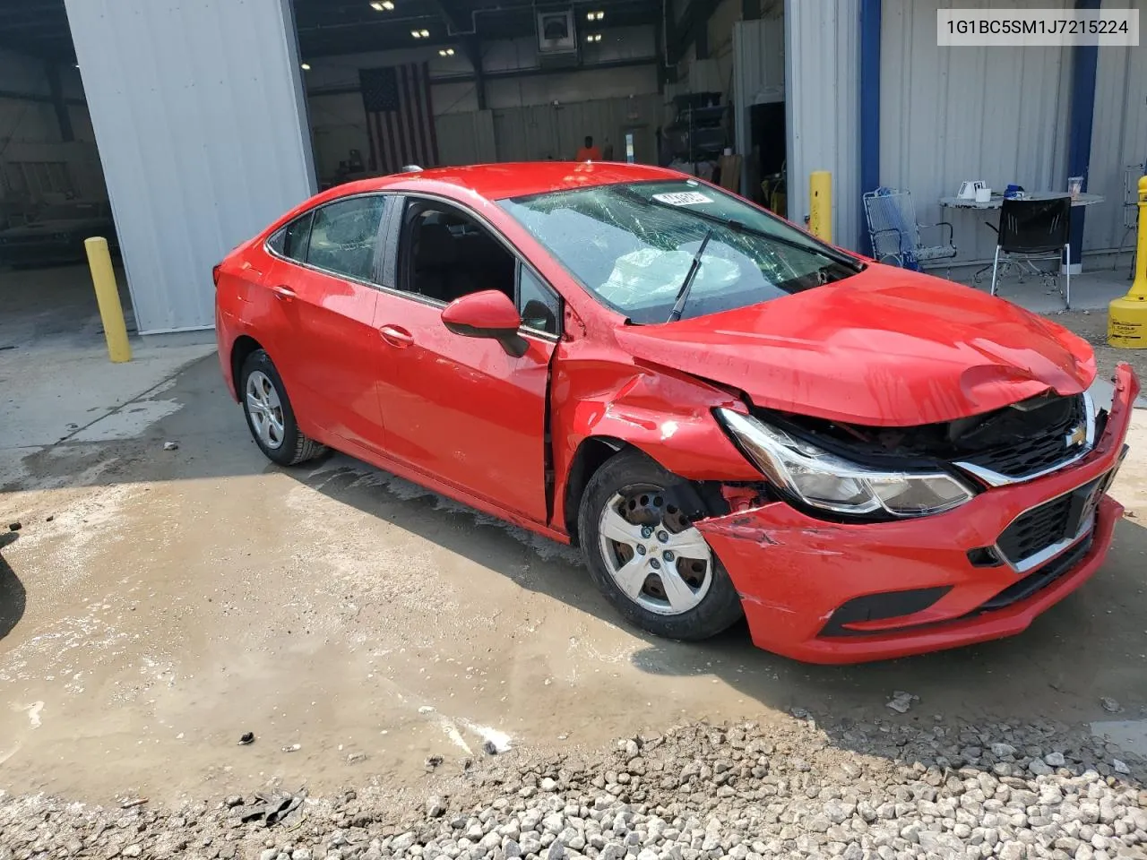 2018 Chevrolet Cruze Ls VIN: 1G1BC5SM1J7215224 Lot: 64475244