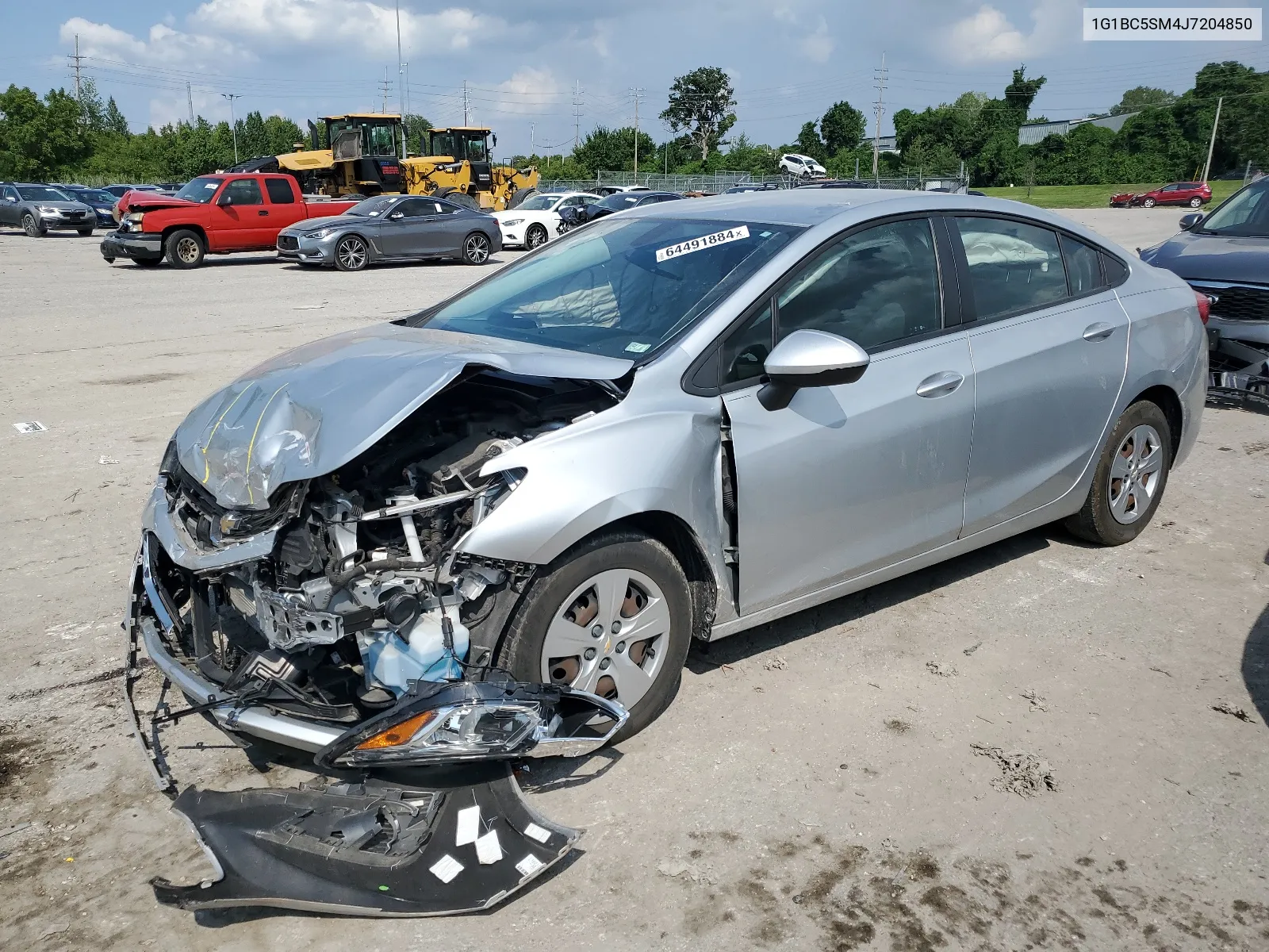 1G1BC5SM4J7204850 2018 Chevrolet Cruze Ls