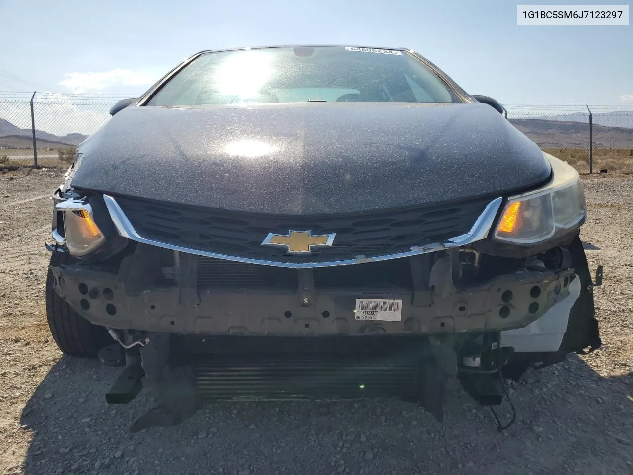 2018 Chevrolet Cruze Ls VIN: 1G1BC5SM6J7123297 Lot: 64606234