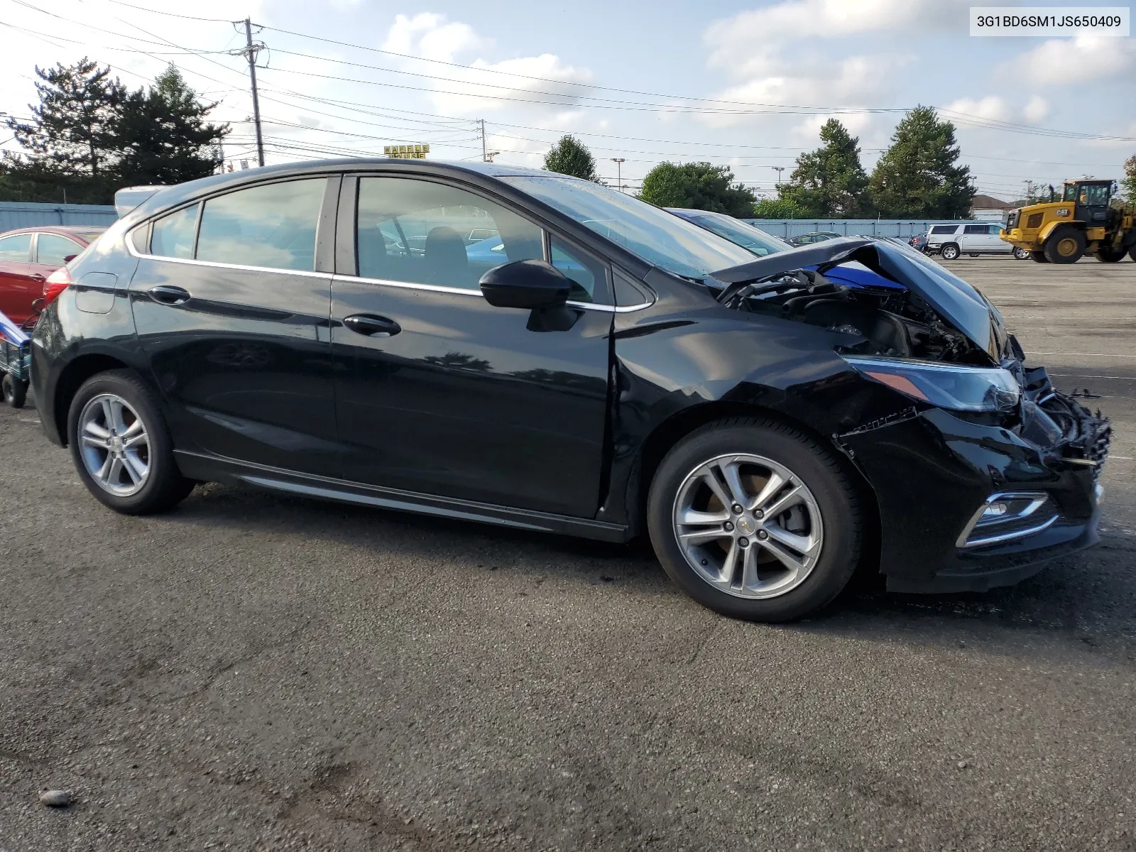 2018 Chevrolet Cruze Lt VIN: 3G1BD6SM1JS650409 Lot: 65336244