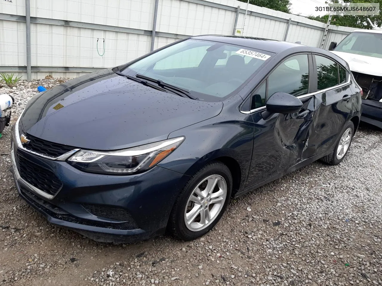 2018 Chevrolet Cruze Lt VIN: 3G1BE6SMXJS648607 Lot: 65357464