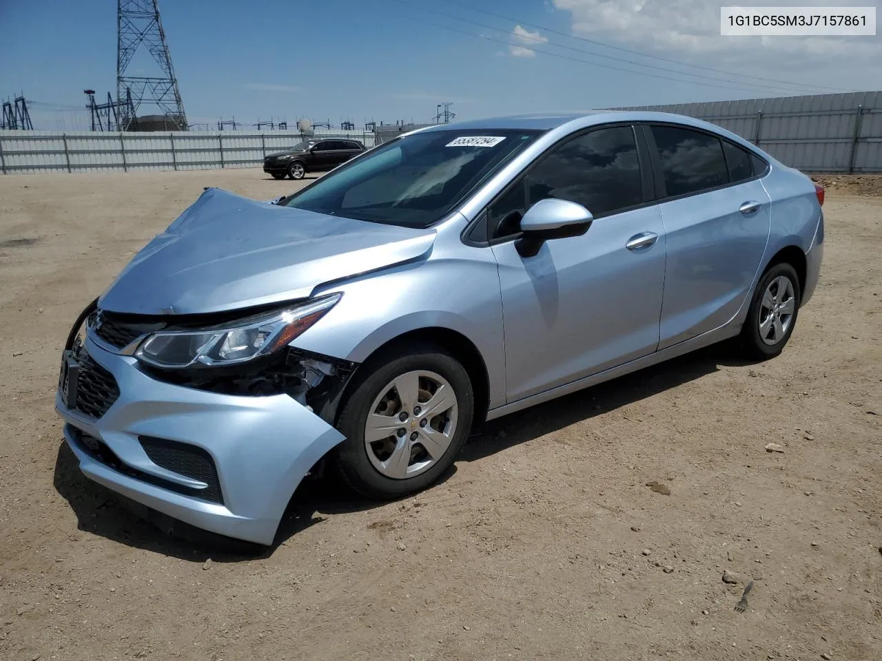 2018 Chevrolet Cruze Ls VIN: 1G1BC5SM3J7157861 Lot: 65387294