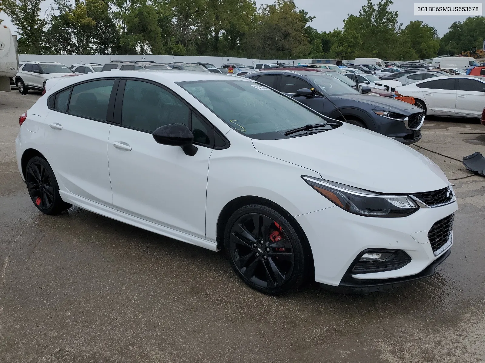 2018 Chevrolet Cruze Lt VIN: 3G1BE6SM3JS653678 Lot: 65472654