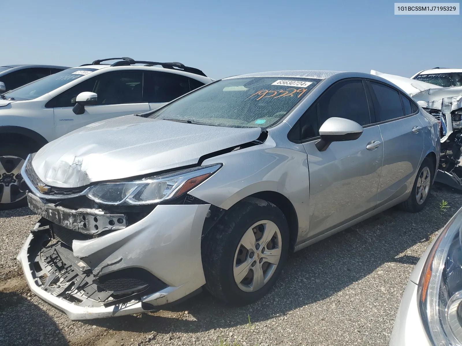 2018 Chevrolet Cruze Ls VIN: 1G1BC5SM1J7195329 Lot: 65630724