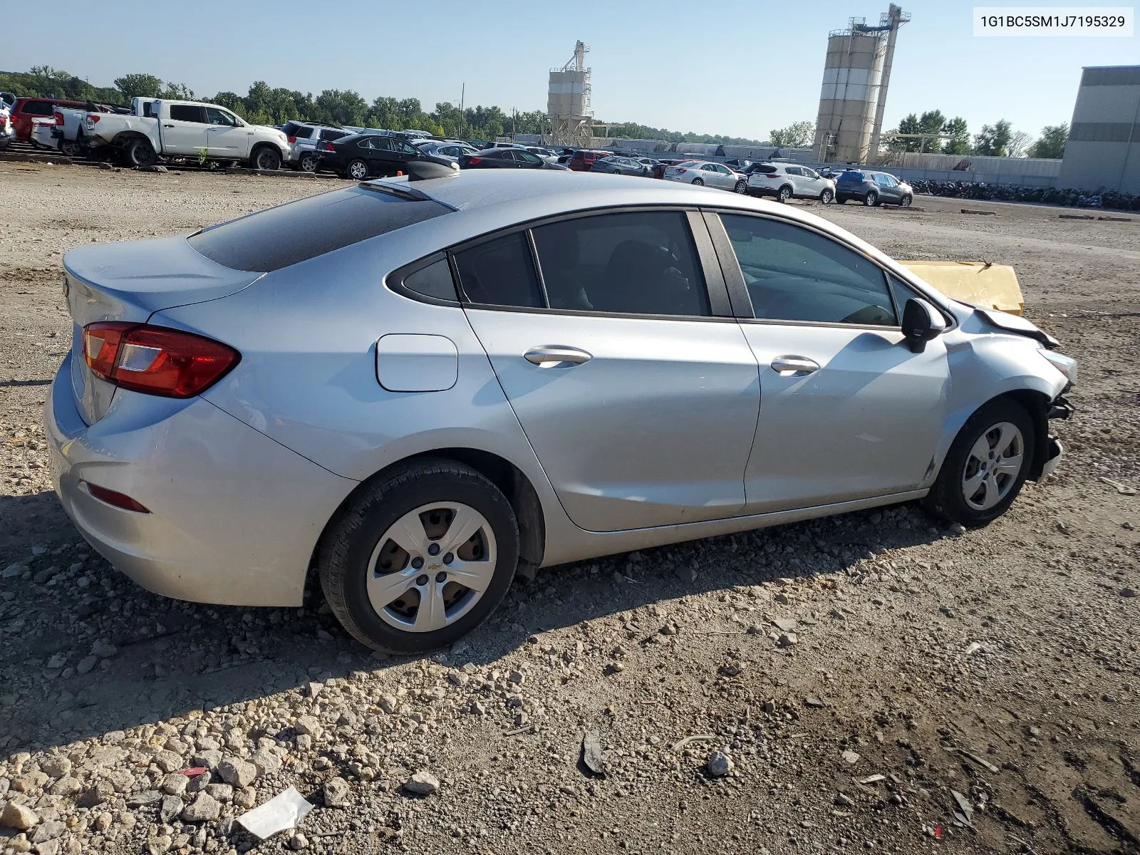 2018 Chevrolet Cruze Ls VIN: 1G1BC5SM1J7195329 Lot: 65630724