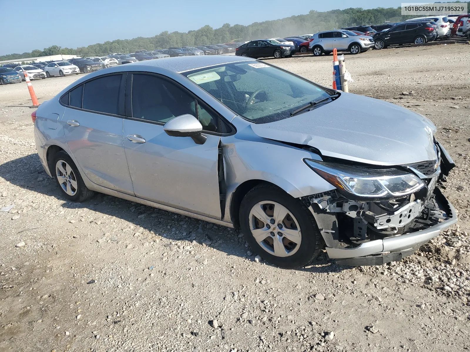 2018 Chevrolet Cruze Ls VIN: 1G1BC5SM1J7195329 Lot: 65630724