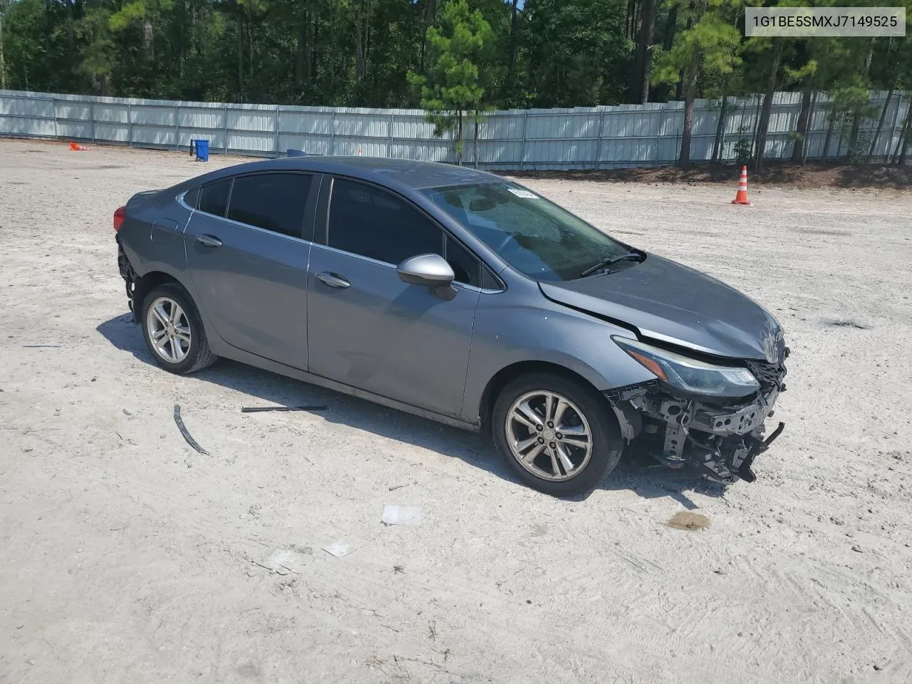 1G1BE5SMXJ7149525 2018 Chevrolet Cruze Lt